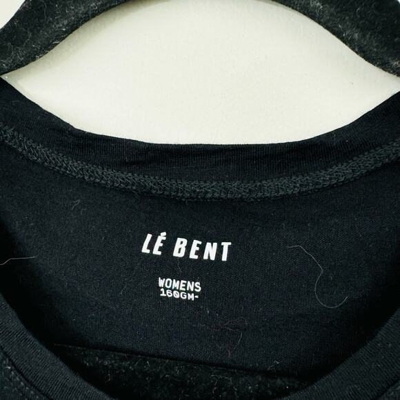Lé Bent Black Short Sleeve Logo T Shirt Women’s Size L - Picture 5 of 8